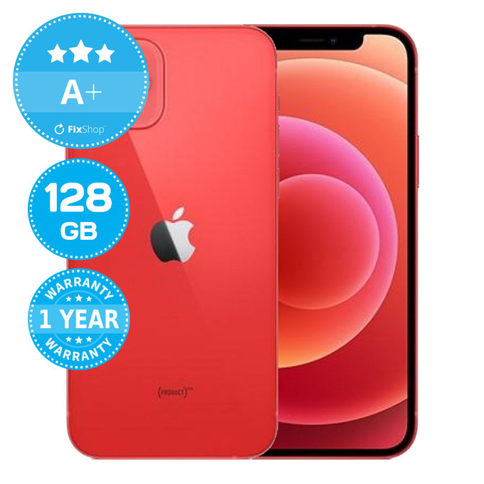 Apple iPhone 12 (PRODUCT)RED 128GB A+ Recondiționat