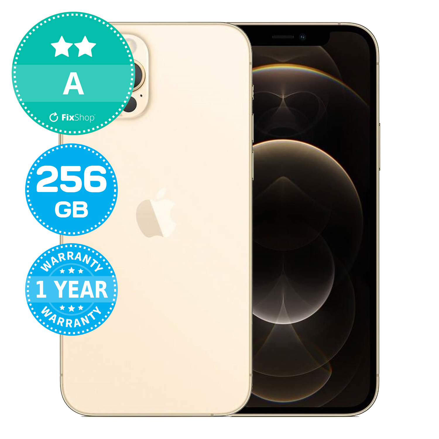 Apple iPhone 12 Pro ゴールド Apple iPhone 12 Pro Gold 256GB A Recondiționat | FixShop
