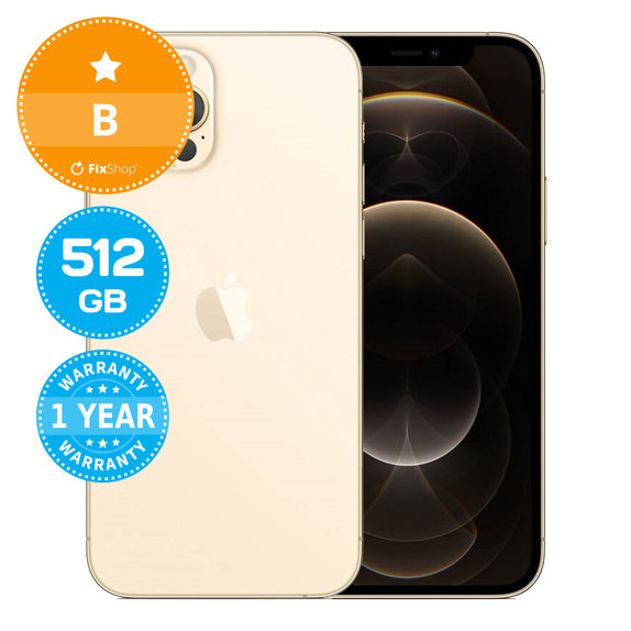Apple iPhone 12 Pro Gold 512GB B Recondiționat