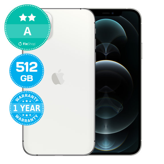 Apple iPhone 12 Pro Max Silver 512GB A Recondiționat