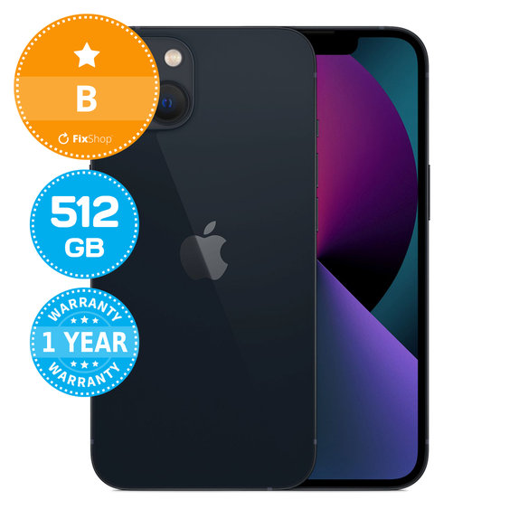 Apple iPhone 13 Midnight 512GB B Recondiționat