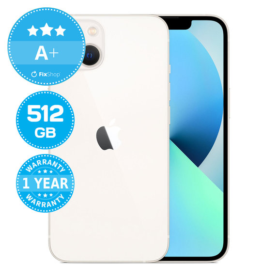 Apple iPhone 13 Starlight 512GB A+ Recondiționat