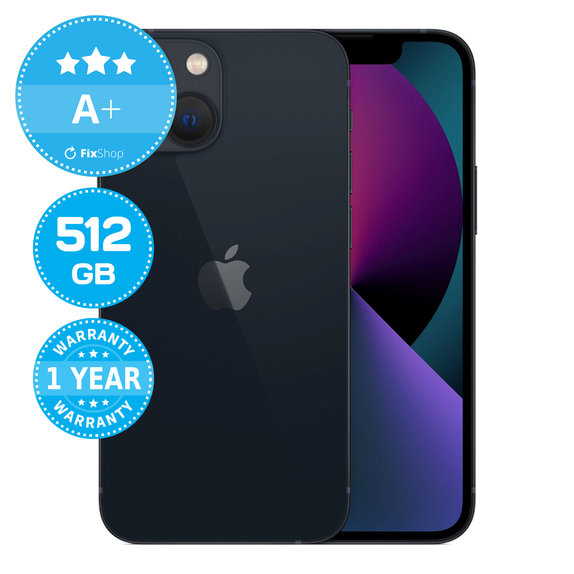 Apple iPhone 13 Mini Midnight 512GB A+ Recondiționat