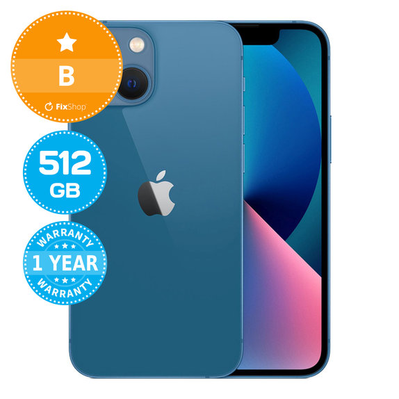 Apple iPhone 13 Mini Blue 512GB B Recondiționat