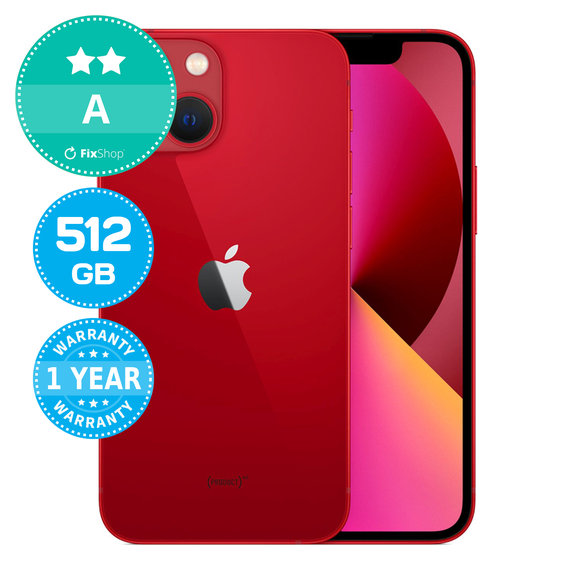 Apple iPhone 13 Mini (PRODUCT)RED 512GB A Recondiționat
