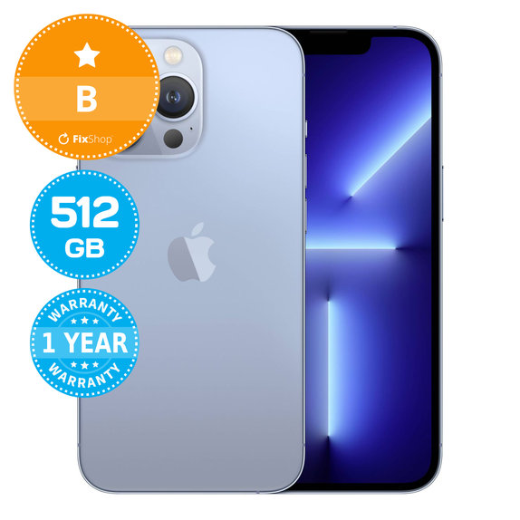 Apple iPhone 13 Pro Sierra Blue 512GB B Recondiționat