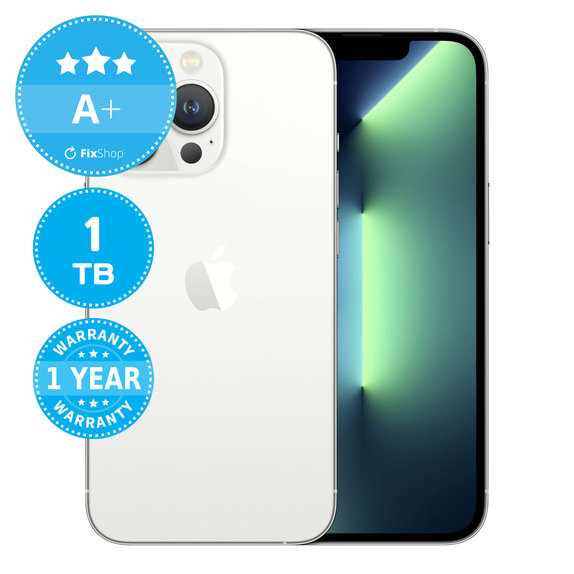Apple iPhone 13 Pro Silver 1TB A+ Recondiționat