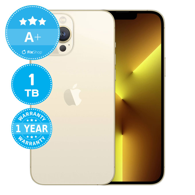 Apple iPhone 13 Pro Max Gold 1TB A+ Recondiționat