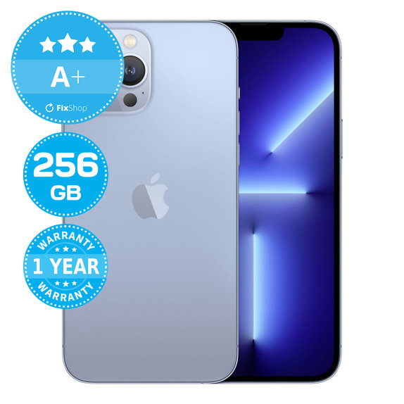 Apple iPhone 13 Pro Max Sierra Blue 256GB A+ Recondiționat