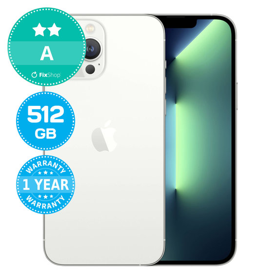 Apple iPhone 13 Pro Max Silver 512GB A Recondiționat