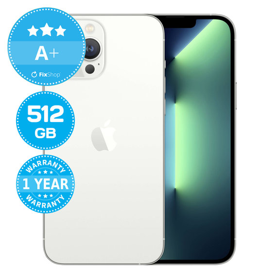 Apple iPhone 13 Pro Max Silver 512GB A+ Recondiționat