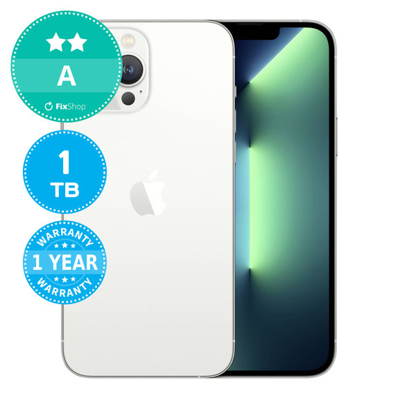 Apple iPhone 13 Pro Max Silver 1TB A Recondiționat
