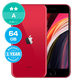 Apple iPhone SE (3rd Gen 2022) (PRODUCT)RED 64GB A Recondiționat