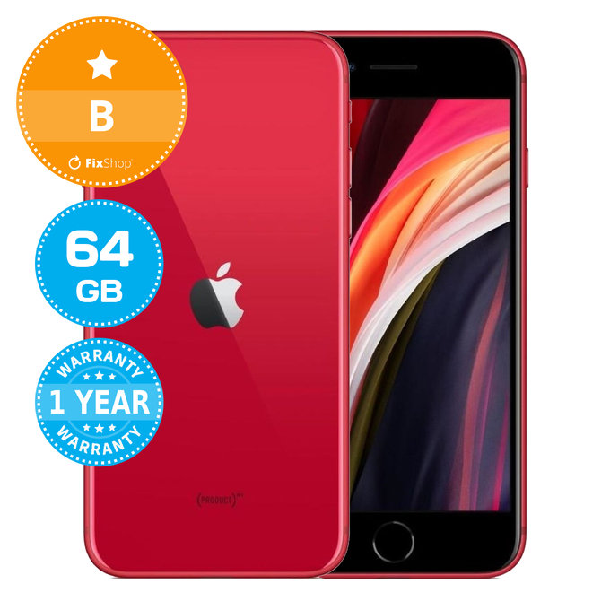 Apple iPhone SE (3rd Gen 2022) (PRODUCT)RED 64GB B Recondiționat