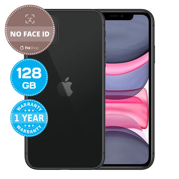 Apple iPhone 11 Black 128GB (No Face ID) Recondiționat