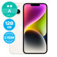 Apple iPhone 14 Starlight 128GB A Recondiționat