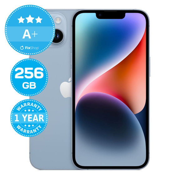 Apple iPhone 14 Blue 256GB A+ Recondiționat