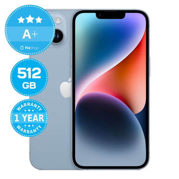 Apple iPhone 14 Blue 512GB A+ Recondiționat