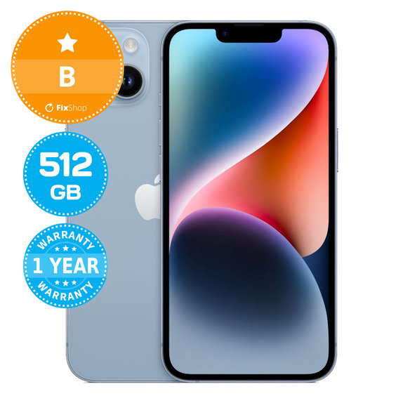 Apple iPhone 14 Blue 512GB B Recondiționat