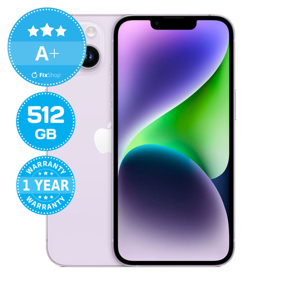 Apple iPhone 14 Purple 512GB A+ Recondiționat