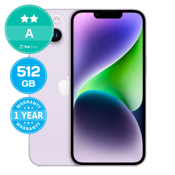 Apple iPhone 14 Purple 512GB A Recondiționat