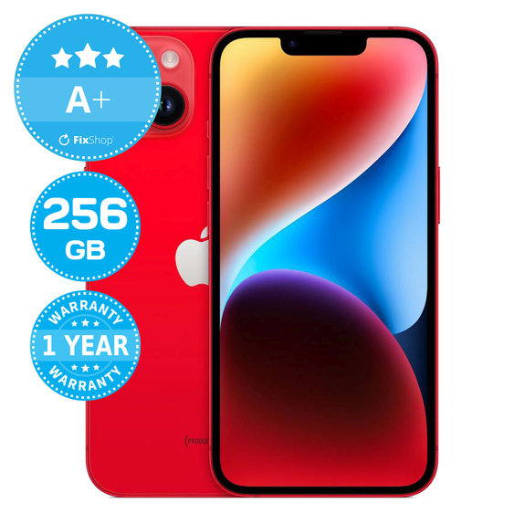 Apple iPhone 14 (PRODUCT)RED 256GB A+ Recondiționat