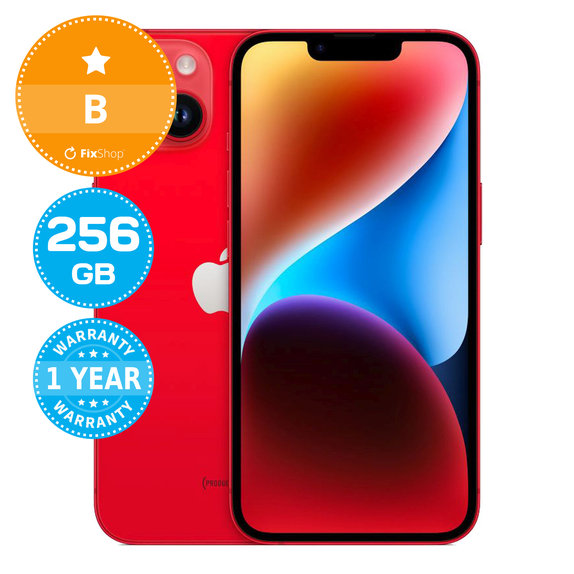 Apple iPhone 14 (PRODUCT)RED 256GB B Recondiționat