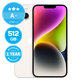 Apple iPhone 14 Plus Starlight 512GB A+ Recondiționat