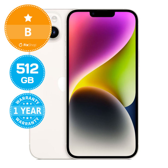 Apple iPhone 14 Plus Starlight 512GB B Recondiționat