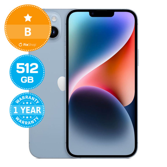 Apple iPhone 14 Plus Blue 512GB B Recondiționat