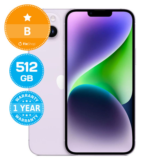 Apple iPhone 14 Plus Purple 512GB B Recondiționat