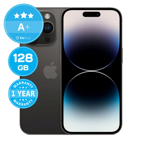 Apple iPhone 14 Pro Space Black 128GB A+ Recondiționat