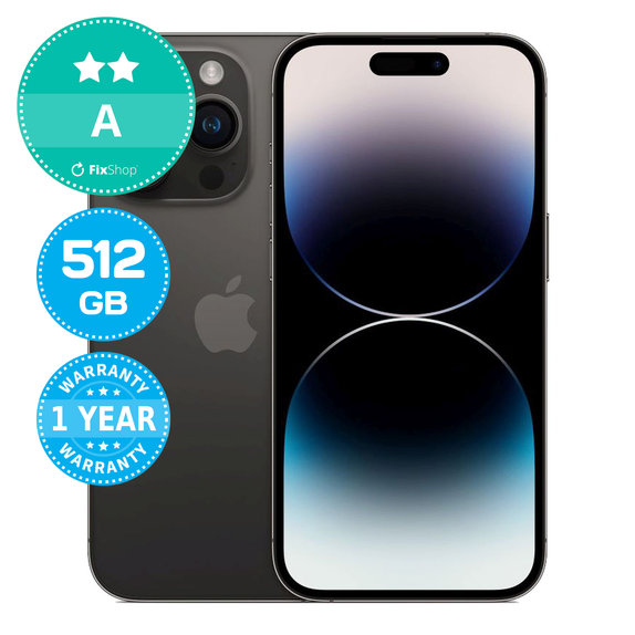Apple iPhone 14 Pro Space Black 512GB A Recondiționat