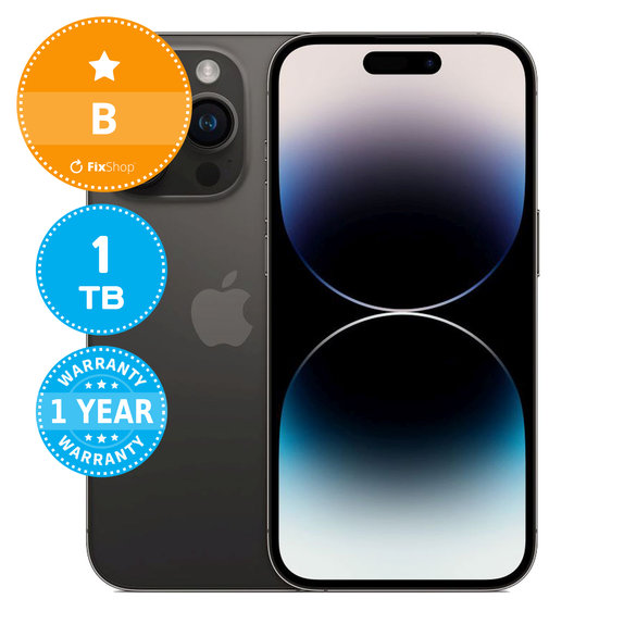 Apple iPhone 14 Pro Space Black 1TB B Recondiționat