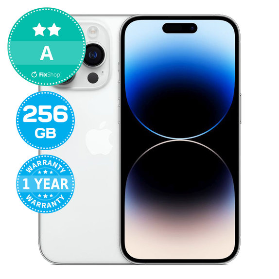 Apple iPhone 14 Pro Silver 256GB A Recondiționat