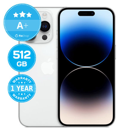 Apple iPhone 14 Pro Silver 512GB A+ Recondiționat
