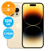 Apple iPhone 14 Pro Gold 128GB B Recondiționat