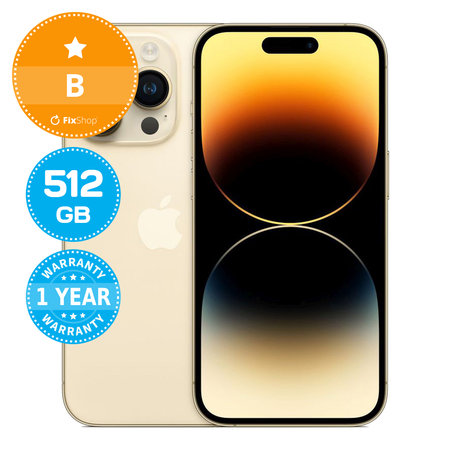 Apple iPhone 14 Pro Gold 512GB B Recondiționat
