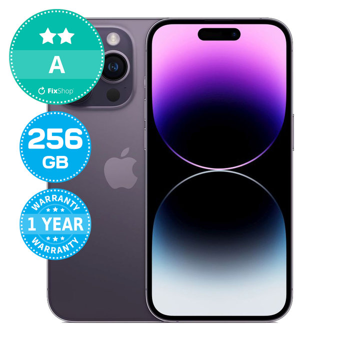 Apple iPhone 14 Pro Deep Purple 256GB A Recondiționat