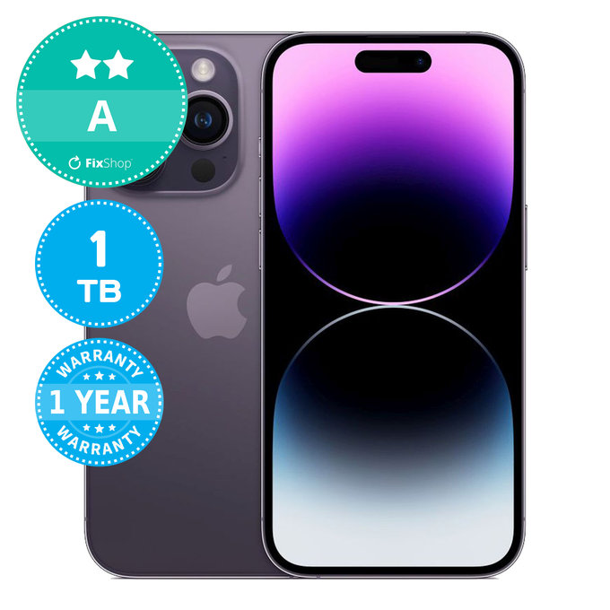 Apple iPhone 14 Pro Deep Purple 1TB A Recondiționat