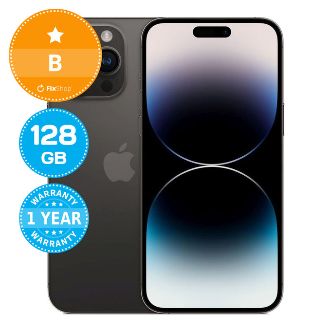Apple iPhone 14 Pro Max Space Black 128GB B Recondiționat
