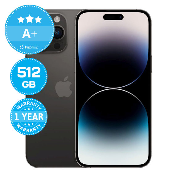 Apple iPhone 14 Pro Max Space Black 512GB A+ Recondiționat