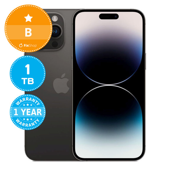Apple iPhone 14 Pro Max Space Black 1TB B Recondiționat