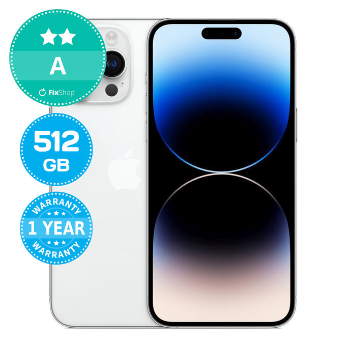 Apple iPhone 14 Pro Max Silver 512GB A Recondiționat