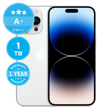 Apple iPhone 14 Pro Max Silver 1TB A+ Recondiționat