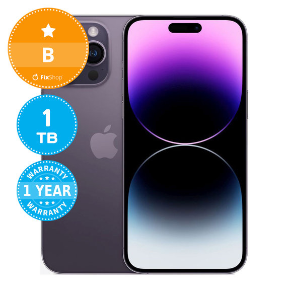 Apple iPhone 14 Pro Max Deep Purple 1TB B Recondiționat