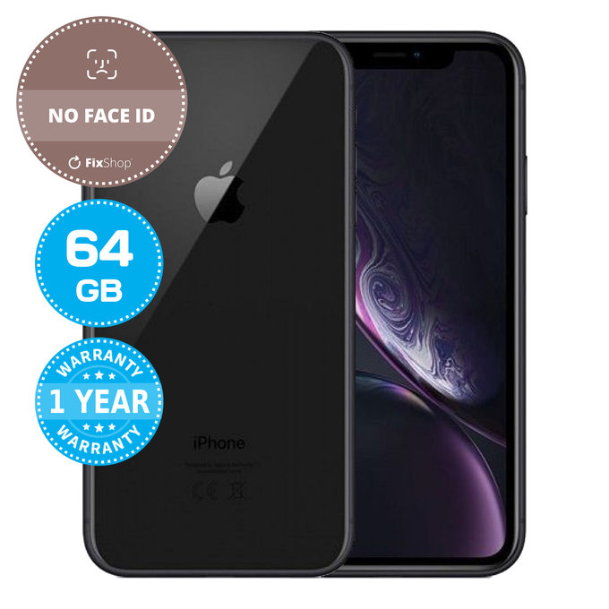 Apple iPhone XR Black 64GB (No Face ID) Recondiționat