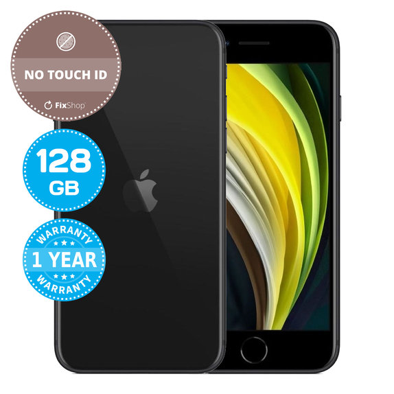 Apple iPhone SE (2nd Gen 2020) Black 128GB (No Touch ID) Recondiționat