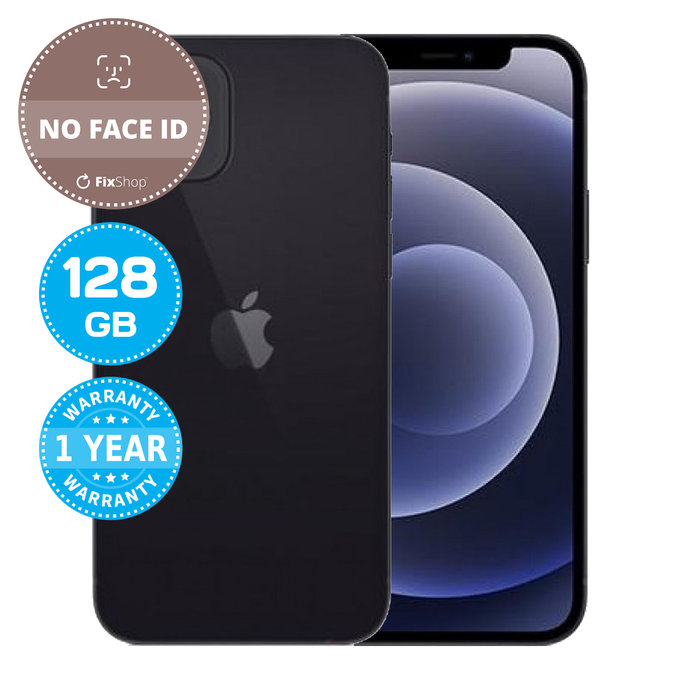 Apple iPhone 12 Black 128GB (No Face ID) Recondiționat