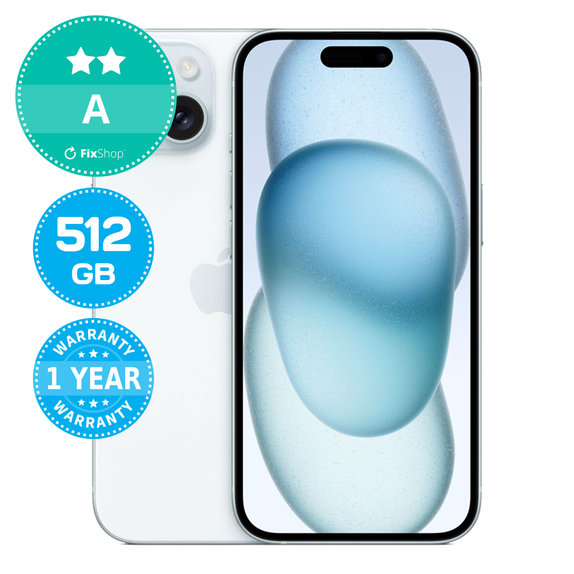 Apple iPhone 15 Blue 512GB A Recondi?ionat